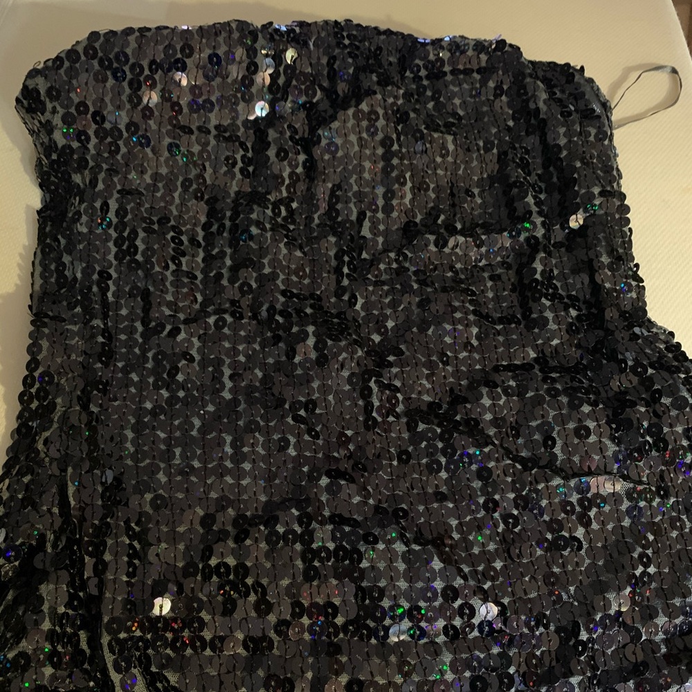 New Sequined tube top